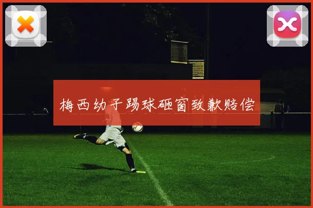 梅西幼子踢球砸窗致歉赔偿