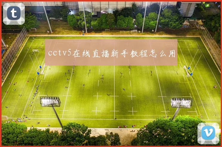 cctv5在线直播新手教程怎么用